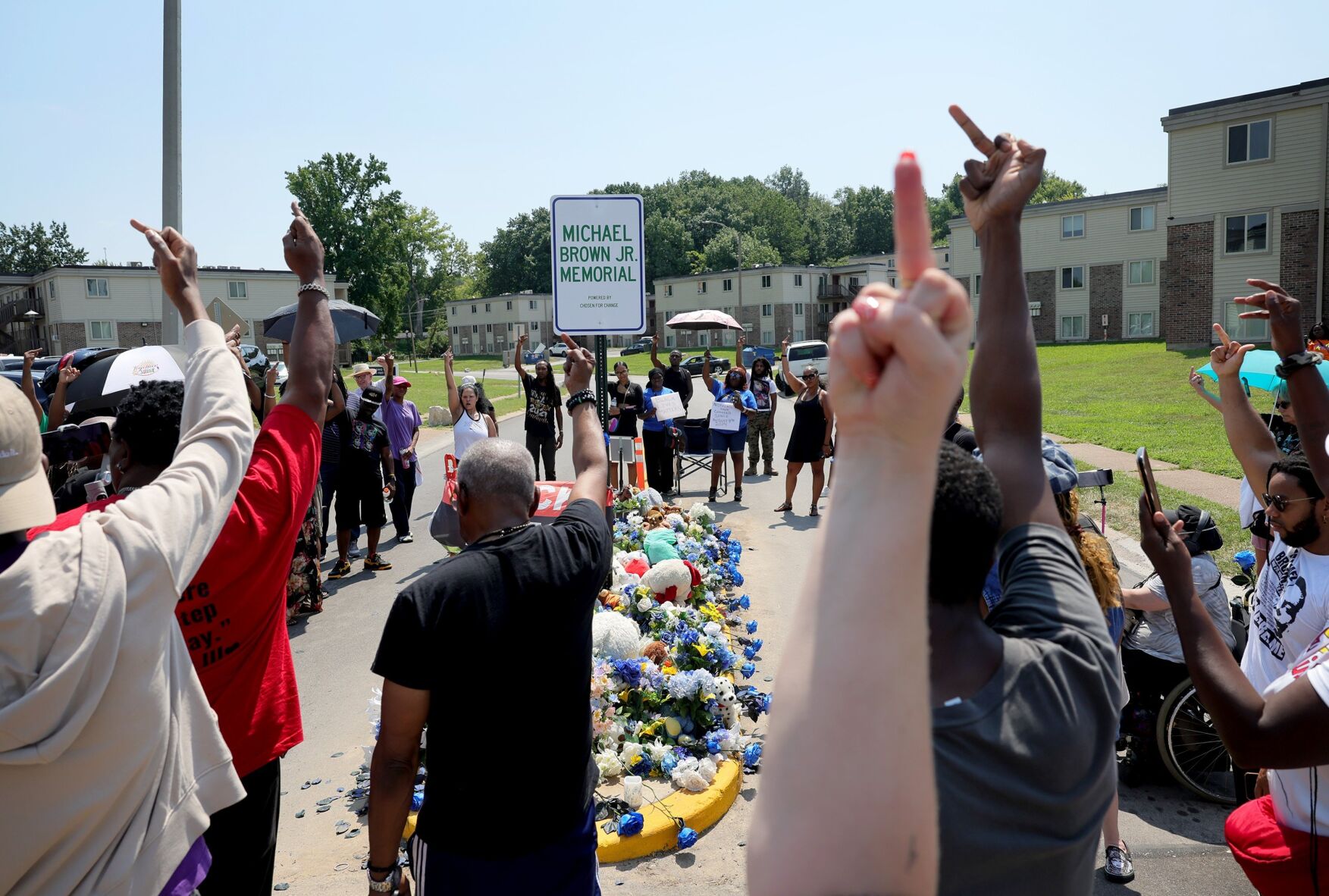 Ferguson 11th anniversary ceremony